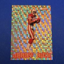 1993 PACIFIC PRISM JERRY RICE CIRCULAR PRISM HOLOFOIL 49ERS