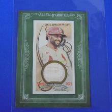 2023 TOPPS ALLEN GINTER PAUL GOLDSCHMIDT GAME USED BAT CARD ST LOUIS CARDINALS