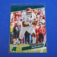 2020 PANINI PRESTIGE JALEN HURTS ROOKIE CARD GREEN FOIL EAGLES