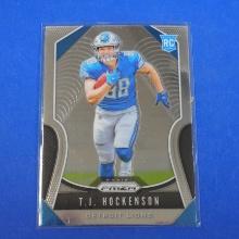 2019 PANINI PRIZM TJ HOCKENSON ROOKIE CARD DETROIT LIONS
