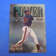 1997 TOPPS FINEST VLADIMIR GUERRERO UNCOMMON POWER SILVER EMBOSSED