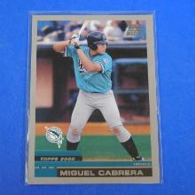 2019 TOPPS BASEBALL MIGUEL CABRERA 2000 TOPPS TRADED ROOKIE CARD ICONIC CARDS