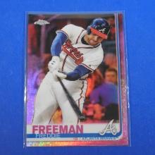 2019 TOPPS CHROME FREDDIE FREEMAN PINK REFRACTOR BRAVES