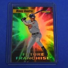 1996 SCORE BASEBALL MANNY RAMIREZ FRANCHISE FUTURE HOLOFOIL INDIANS
