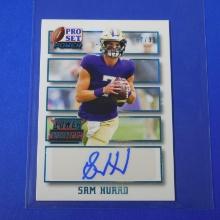 2021 LEAF PRO SET SAM HUARD AUTOGRAPHED ROOKIE CARD #D 87/99