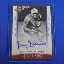 2006 UPPER DECK LEGENDS GARY GARRISON AUTOGRAPHED CARD LEGENDARY SIGNATURES