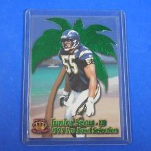 1995 PACIFIC CROWN COLLECTION JUNIOR SEAU PRO BOWL DIE CUT INSERT SSP
