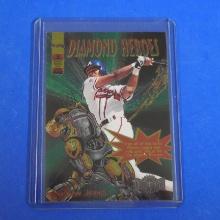 1998 SKYBOX METAL UNIVERSE ANDRUW JONES DIAMOND HEROES RARE INSERT