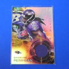 2015 TOPPS PLATINUM BRESHAD PERRIMAN JERSEY ROOKIE CARD RAVENS