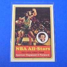 1973-74 TOPPS BASKETBALL #120 SPENCER HAYWOOD NBA ALL STARS SEATTLE SUPERSONICS