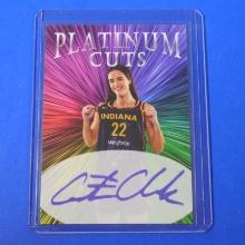 2024 PLATINUM CUTS CAITLIN CLARK FACSIMILE SIGNATURE ROOKIE CARD INDIANA FEVER