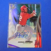 2017 BOWMAN PLATINUM JAHMAI JONES AUTOGRAPHED CARD ANGELS