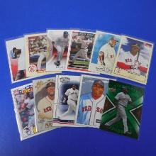 LARGE DAVID ORTIZ BOSTON RED SOX CARD LOT