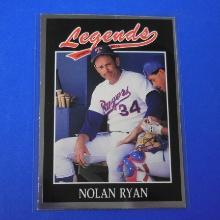 1991 LEGENDS SPORTS MEMORABILIA NOLAN RYAN TEXAS RANGERS