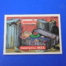 1987 TOPPS GARBAGE PAIL KINDS GPK #382B FAREWELL MEL