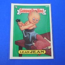 1987 TOPPS GARBAGE PAIL KIDS GPK #381B LEAN JEAN