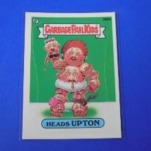 1987 TOPPS GARBAGE PAIL KIDS GPK #388B HEADS UPTON