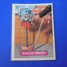 1987 TOPPS GARBAGE PAIL KIDS GPK #391B FALSE IRIS