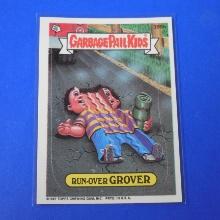 1987 TOPPS GARBAGE PAIL KIDS GPK #395B RUN OVER GROVER