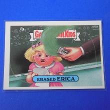 1987 TOPPS GABRAGE PAIL KIDS GPK #415A ERASED ERICA