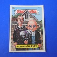 1987 TOPPS GARBAGE PAIL KIDS GPK #413A BARNYARD BARNEY