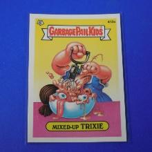 1987 TOPPS GARBAGE PAIL KIDS GPK #412A MIXED UP TRIXIE