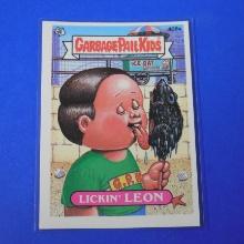 1987 TOPPS GARBAGE PAIL KIDS GPK #408A LICKIN LEON