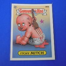 1987 TOPPS GARBAGE PAIL KIDS GPK #383A ITCHY MITCH