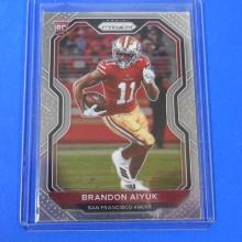 2020 PANINI PRIZM BRANDON AIYUK ROOKIE CARD 49ERS