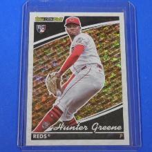 2022 TOPPS BASEBALL HUNTER GREENE TOPPS BLACK GOLD ROOKIE CARD REDS