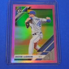 2019 PANINI DONRUSS OPTIC JACOB DEGROM PINK PRIZM METS