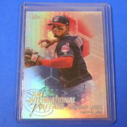 2018 TOPPS UPDATE CHROME FRANCISCO LINDOR AN INTERNATIONAL AFFAIR REFRACTOR