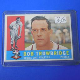 1960 TOPPS #66 BOB TROWBRIDGE ATHLETICS