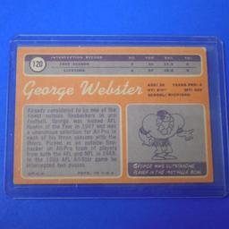 1970 TOPPS #120 GEORGE WEBSTER