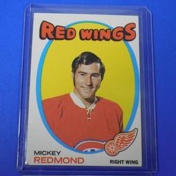 1971-72 TOPPS #102 MICKEY REDMOND RED WINGS
