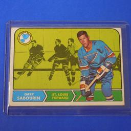 1968-69 TOPPS #117 GARY SABOURIN BLUES