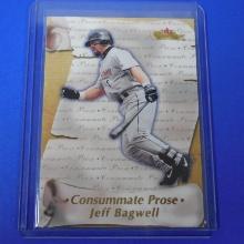 2000 FLEER SHOWCASE JEFF BAGWELL CONSUMMATE PROSE