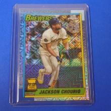 2025 TOPPS CHROME JACKSON CHOURIO SILVER PACK REFRACTOR ALL STAR ROOKIE