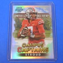 2022 BOWMAN CHROME UNIVERSITY CJ STROUD CAMPUS CAPTAINS REFRACTOR SP