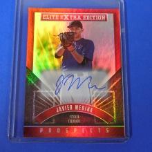 2015 PANINI DONRUSS ELITE JAVIER MEDINA AUTOGRAPHED ROOKIE CARD