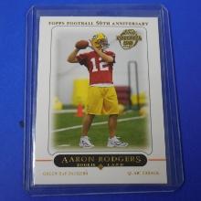2005 TOPPS FOOTBALL #431 AARON RODGERS ROOKIE CARD PACKERS