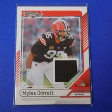 2024 PANINI DONRUSS MYLES GARRETT WORN JERSEY CARD CLEVELAND BROWNS
