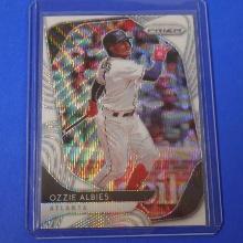 2020 PANINI PRIZM OZZIE ALBIES WHITE WAVE PRIZM BRAVES