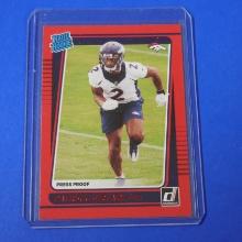 2021 DONRUSS PATRICK SURTAIN RED PRESS PROOF RATED ROOKIE CARD