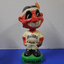 RETRO STYLE CLEVELAND INDIANS BOBBLEHEAD DOLL SEE PHOTOS SOME DAMAGE