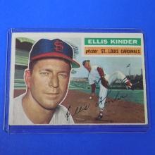 1956 TOPPS #336 ELLIS KINDER ST LOUIS CARDINALS VINTAGE