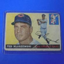 1955 TOPPS #120 TED KLUSZEWSKI REDLEGS RED