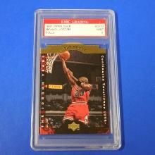 1996-97 UPPER DECK MICHAEL JORDAN A CUT ABOVE GRADED EMC MINT 9 BULLS