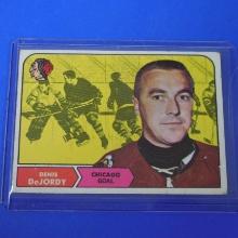 1968-69 TOPPS #12 DENIS DEJORDY BLACKHAWKS