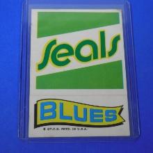 1973-74 TOPPS HOCKEY STICKERS GOLDEN SEALS ST LOUIS BLUES